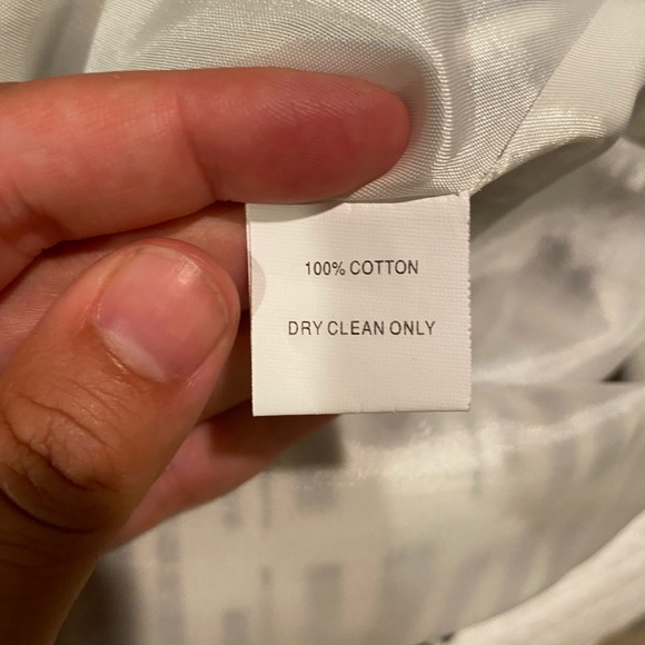 Trina Turk Navy/White Sundress with Adjustable Straps Size: 10 - Picture 6 of 7